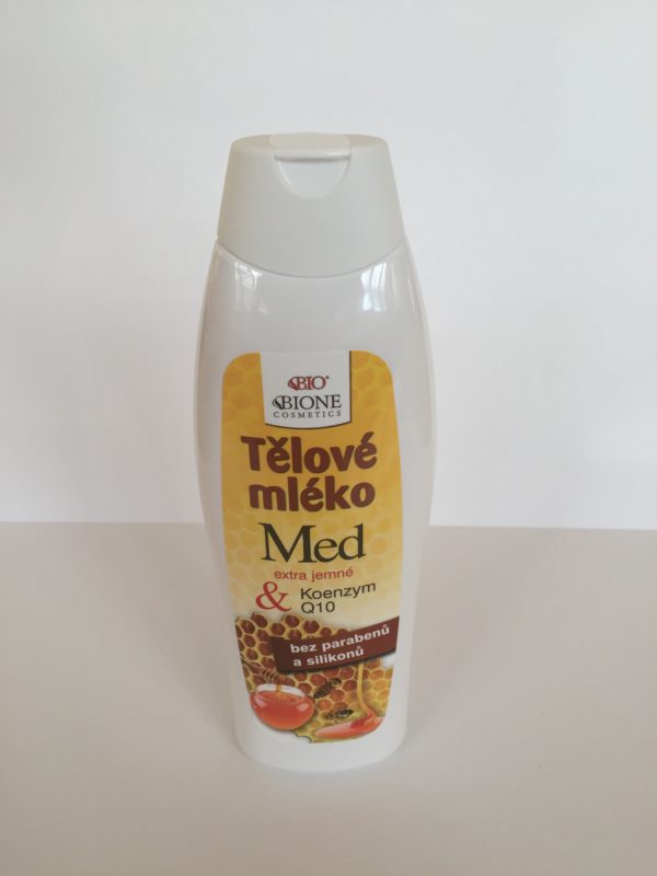 Bione tělové mléko MED + Q10 extra jemné, 500ml