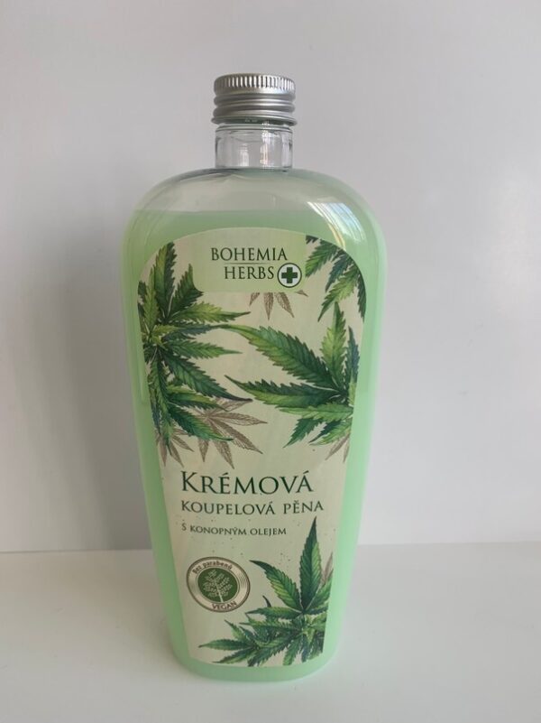 Bohemia Herbs koupelová pěna Cannabis, 500ml