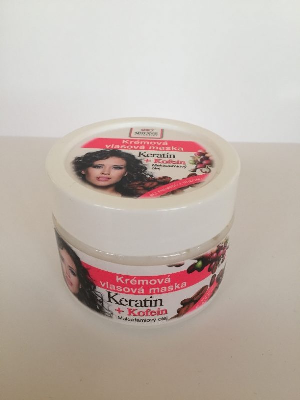 Bione Keratin+Kofein krémová vlasová maska, 260 ml
