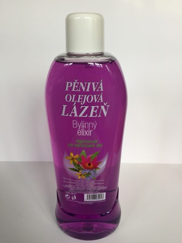 Chopa Pěnivá olejová lázeň Bylinný elixír, 1500 ml