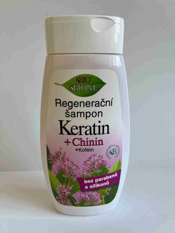 Bione Keratin+Chinin regenerační šampon,  260ml