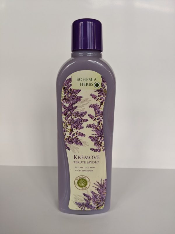 Bohemia Herbs krémové tekuté mýdlo Levandule - náhradní náplň, 1L