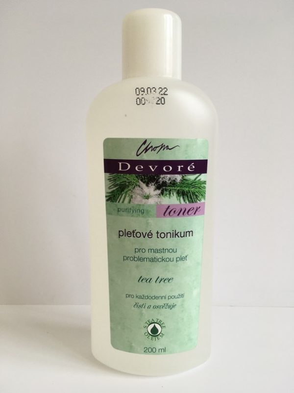 Chopa Pleťové tonikum pro mastnou problematickou pleť s Tea Tree, 200ml