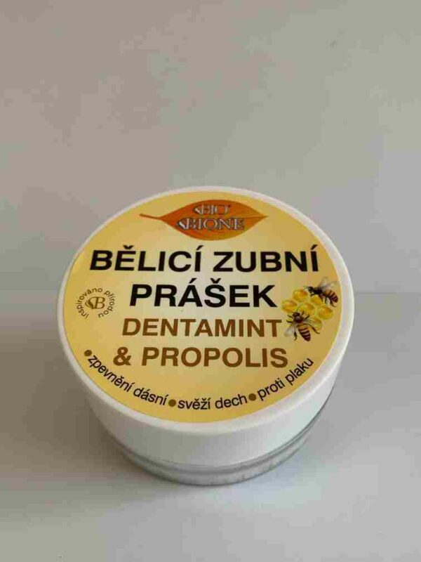 Bione Dentamint bělící zubní prášek Propolis, 40g