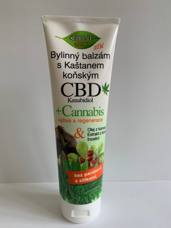 Bione Bylinný balzám s kaštanem koňským a CBD, 300ml