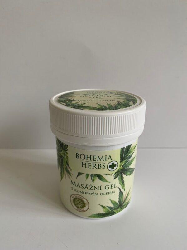 Bohermi Herbs Cannabis masážní gel, 125ml
