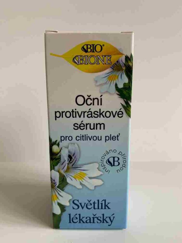 Bione Oční protivráskové sérum pro citlivou pleť se Světlíkem lékařským, 40ml