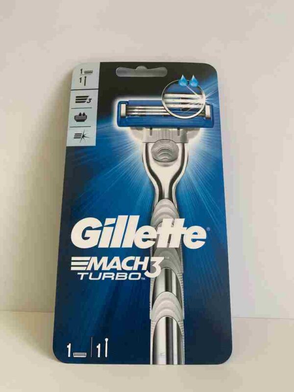 GILLETTE Mach3 Turbo strojek +1náhradní hlavice