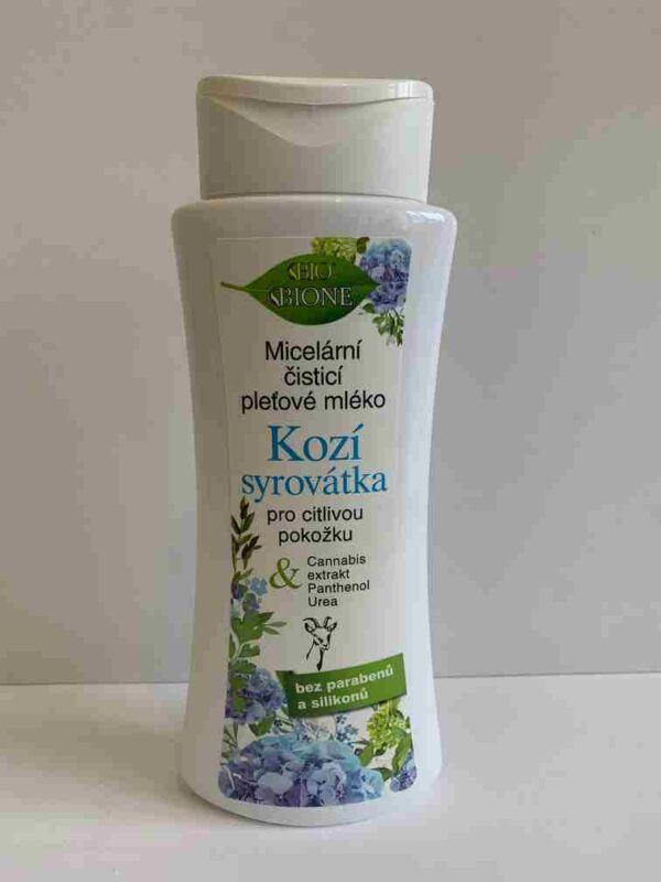 Bione KOZÍ SYROVÁTKA micelární pleťové čistící mléko, 255ml