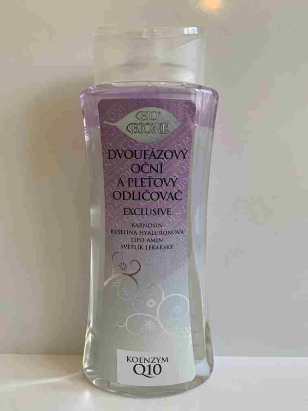 Bione EXCLUSIVE Dvoufázový oční a pleťový odličovač, 255ml