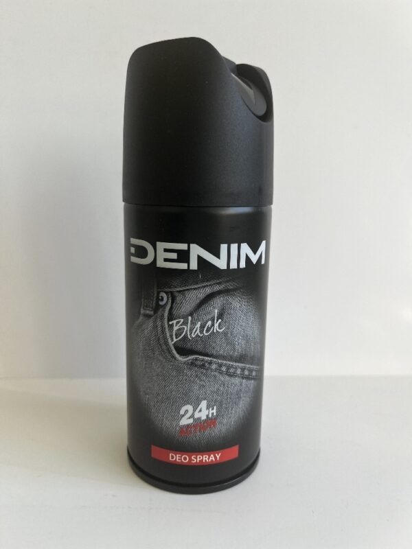Denim Black deodorant spray, 150ml