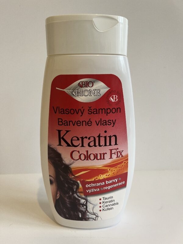 Bione Keratin Colour Fix vlasový šampon, 260ml