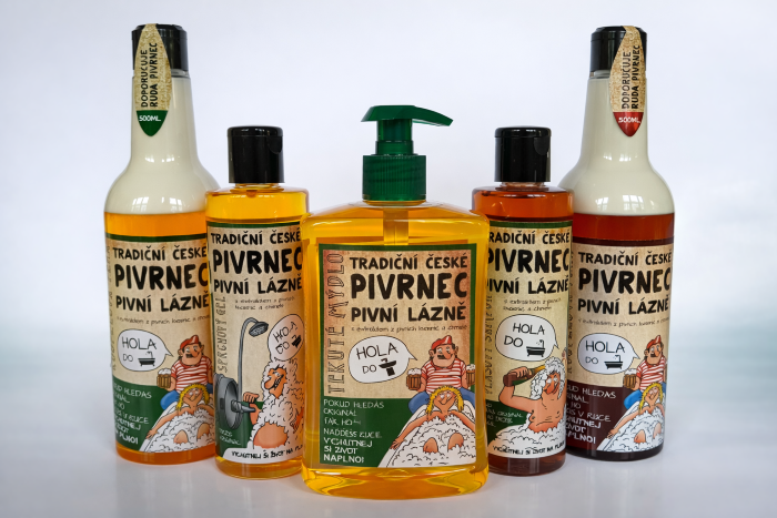 Pivní kosmetika Pivrnec